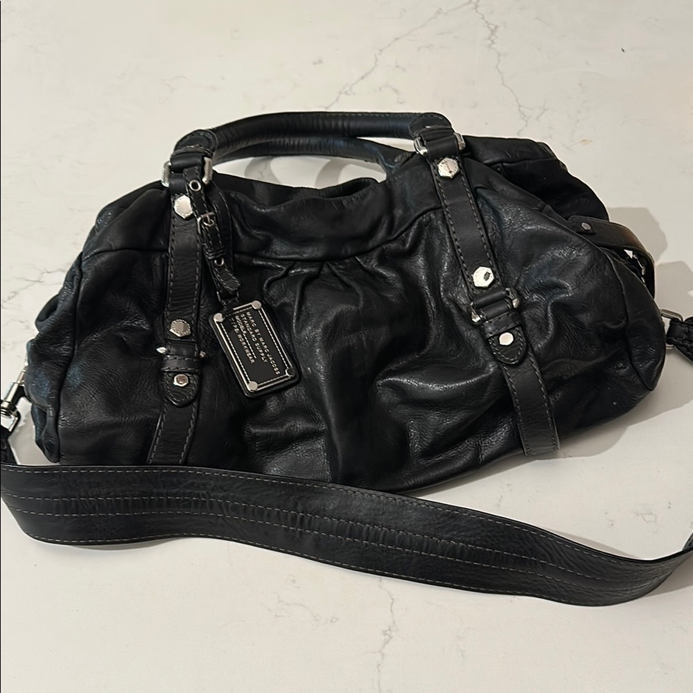 Marc By Marc Jacobs Black Leather Shoulder Bag